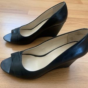 Nine West Peep Toe Wedges